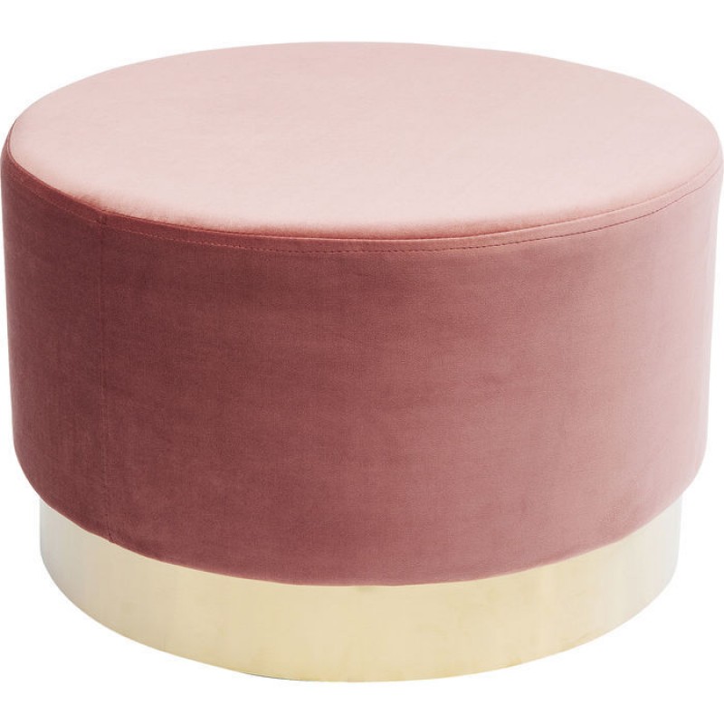 Stool Cherry Mauve Brass Ø55cm